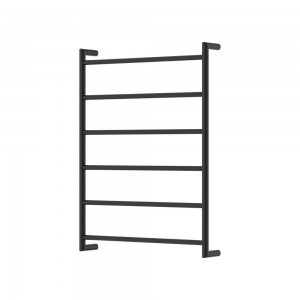 Kaya Heated Towel Rail, 600 x 800mm, Matte Black